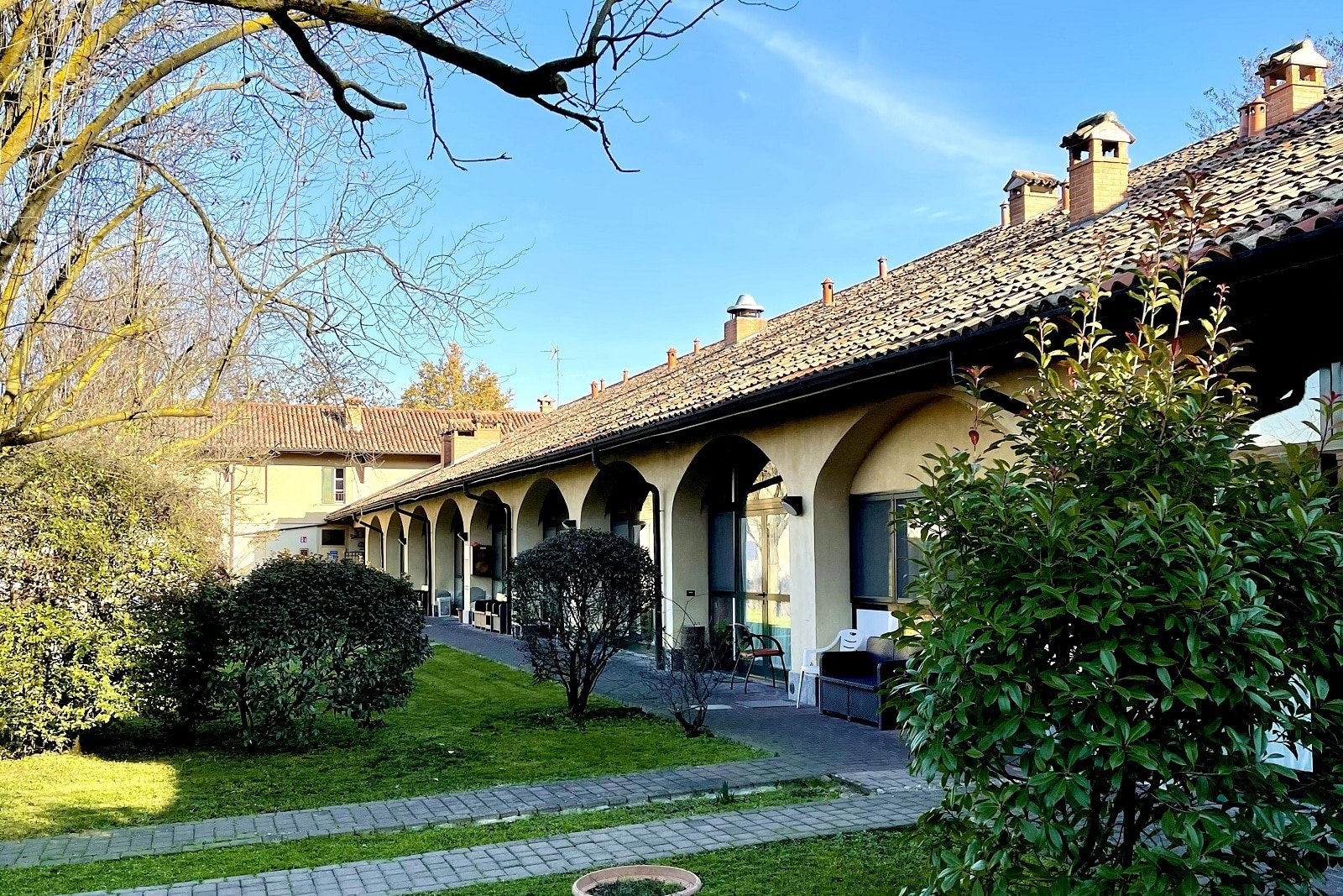 Villa Flavia, veranda esterna